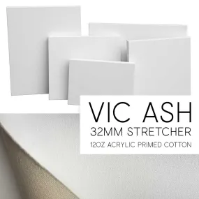 12oz Acrylic Primed Stretched Cotton 12 inch Version