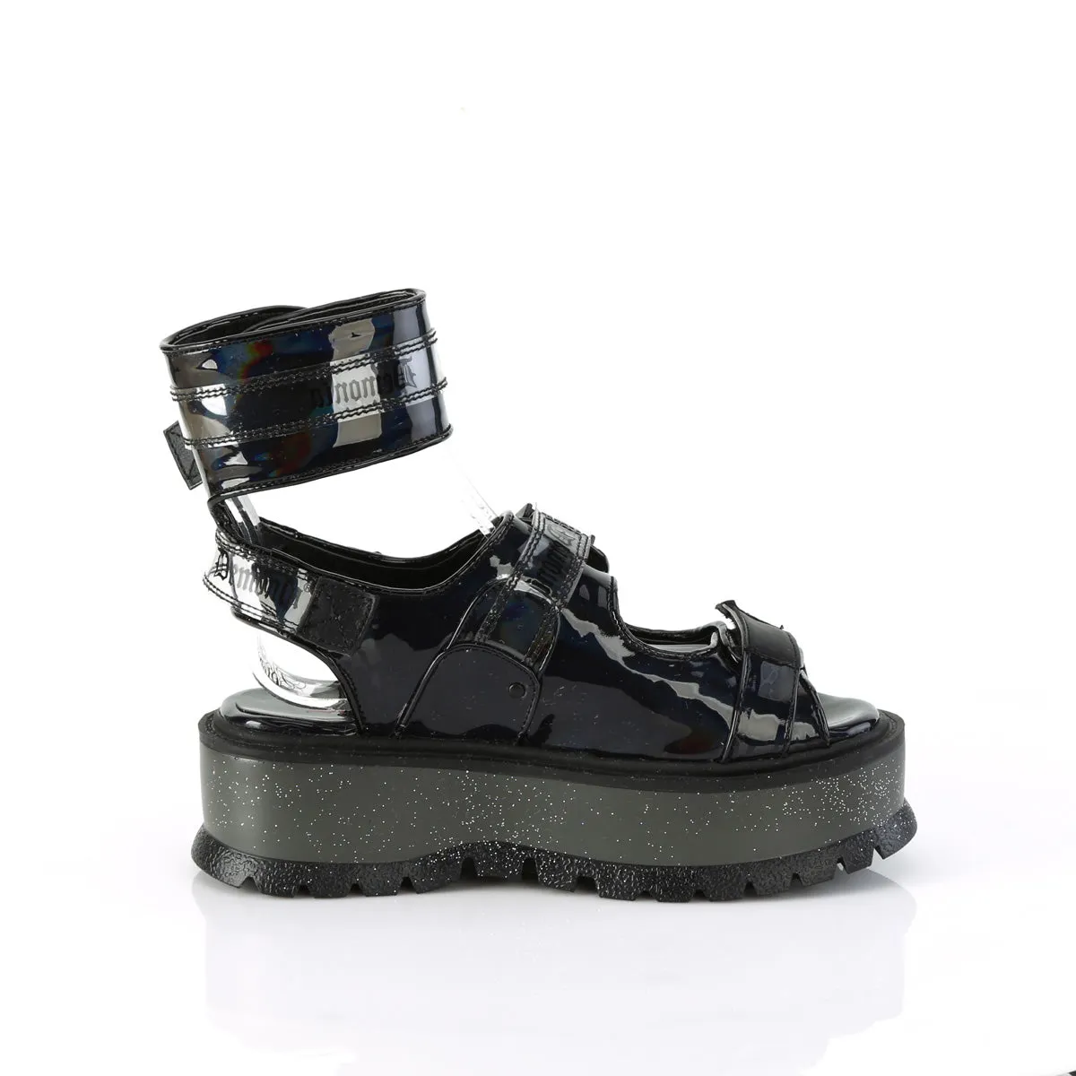 2 Inch Platform SLACKER-15B Black Holo