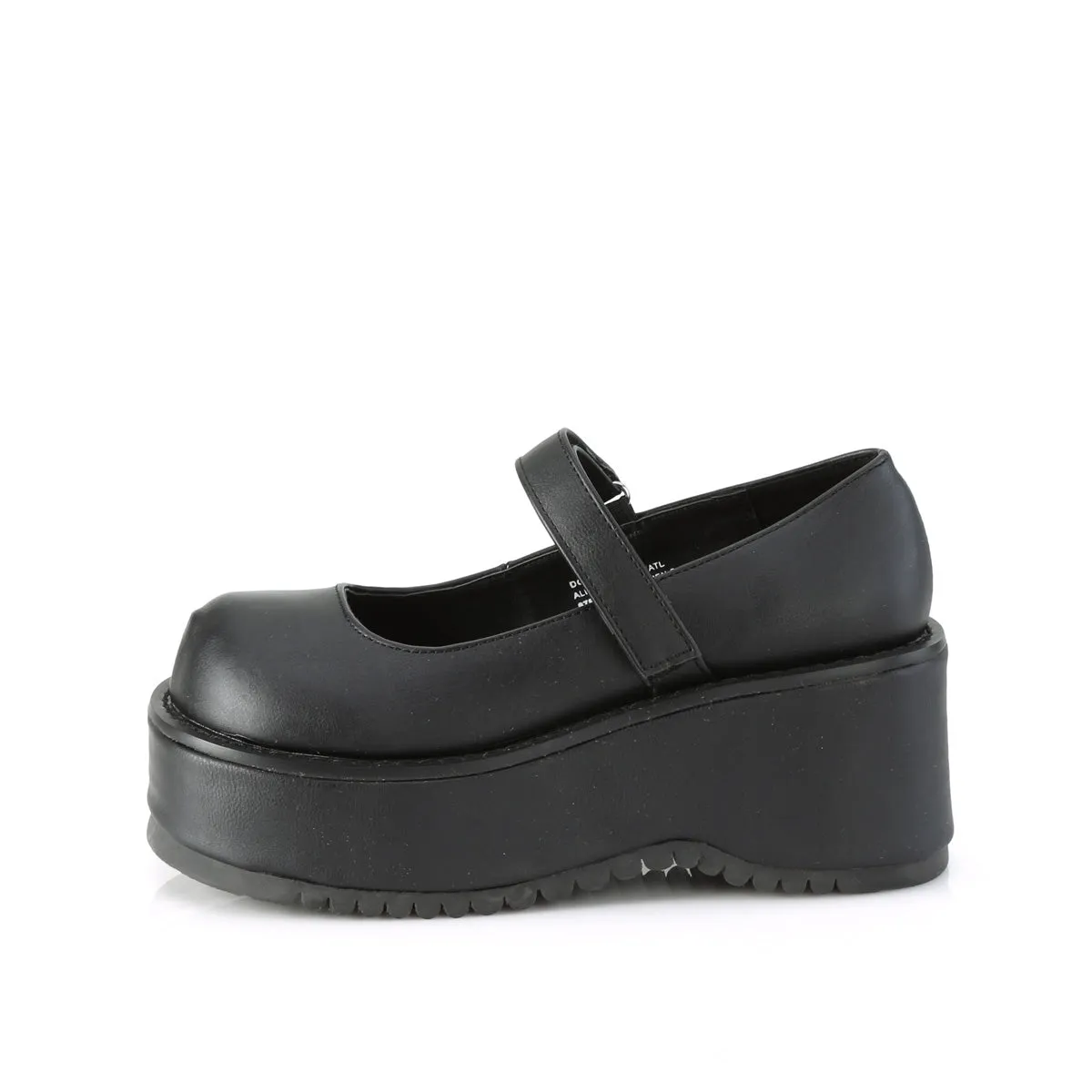 3 Inch Platform DOLLIE-01 Black Pu