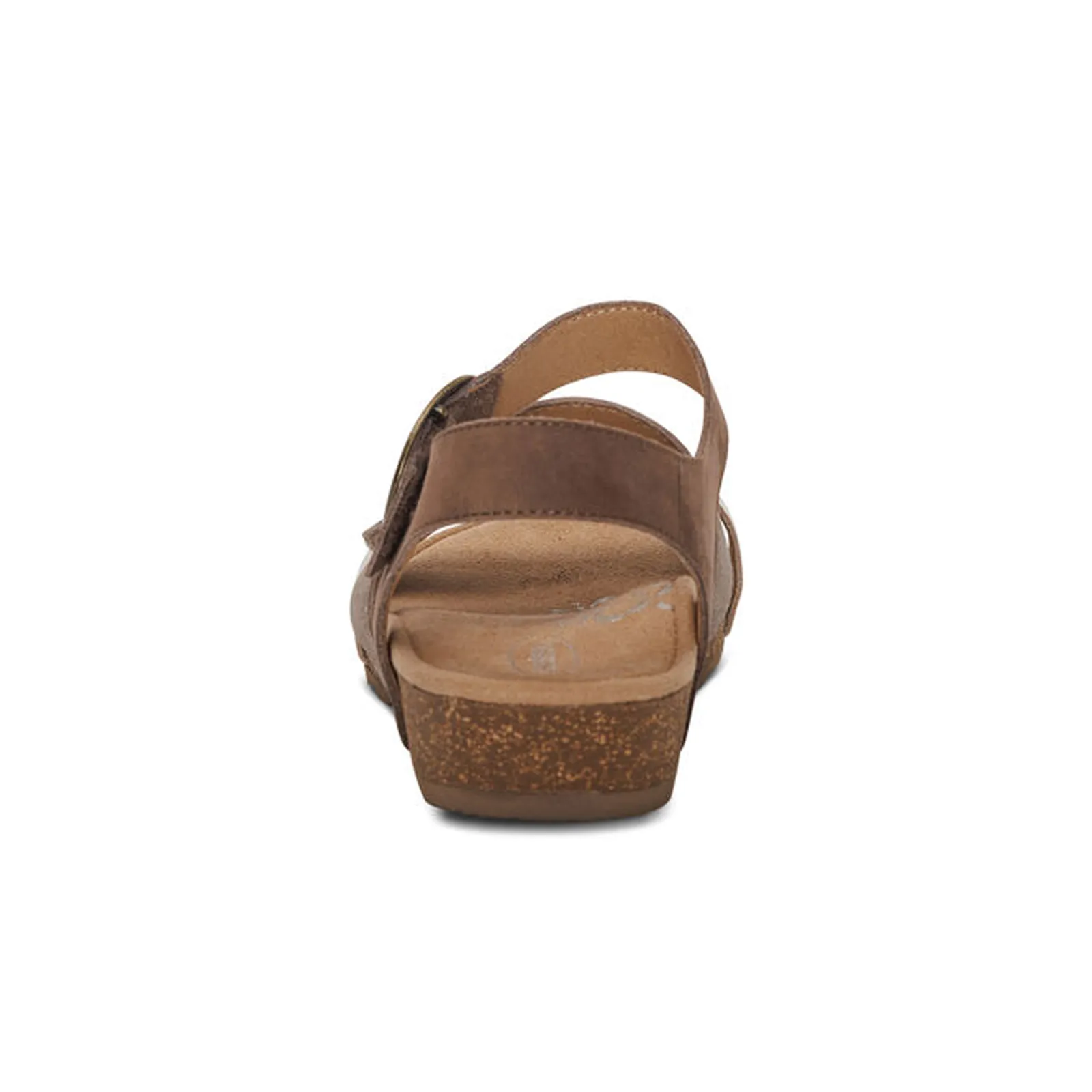 Aetrex Lilly Backstrap Sandal (Women) - Taupe