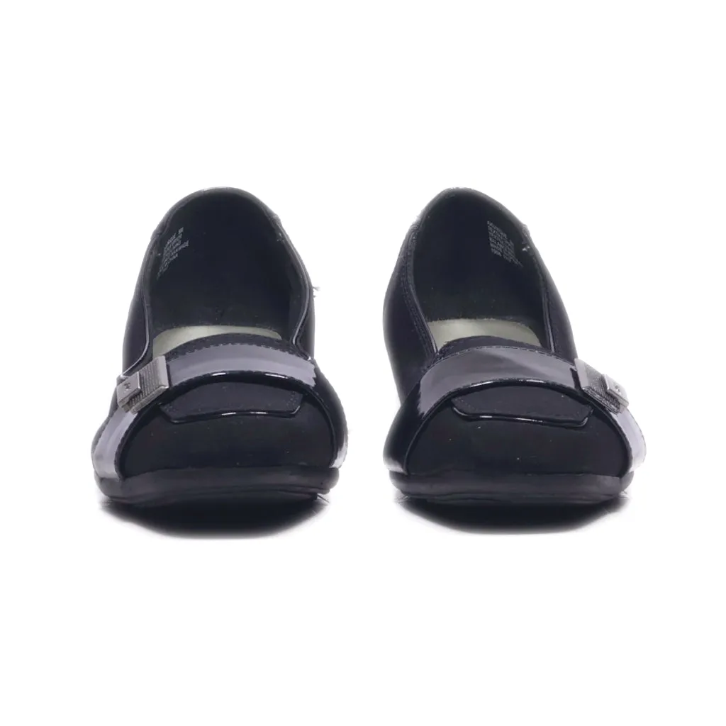 Anne Klein Character Ballerinas Fabric Black Colour For Women