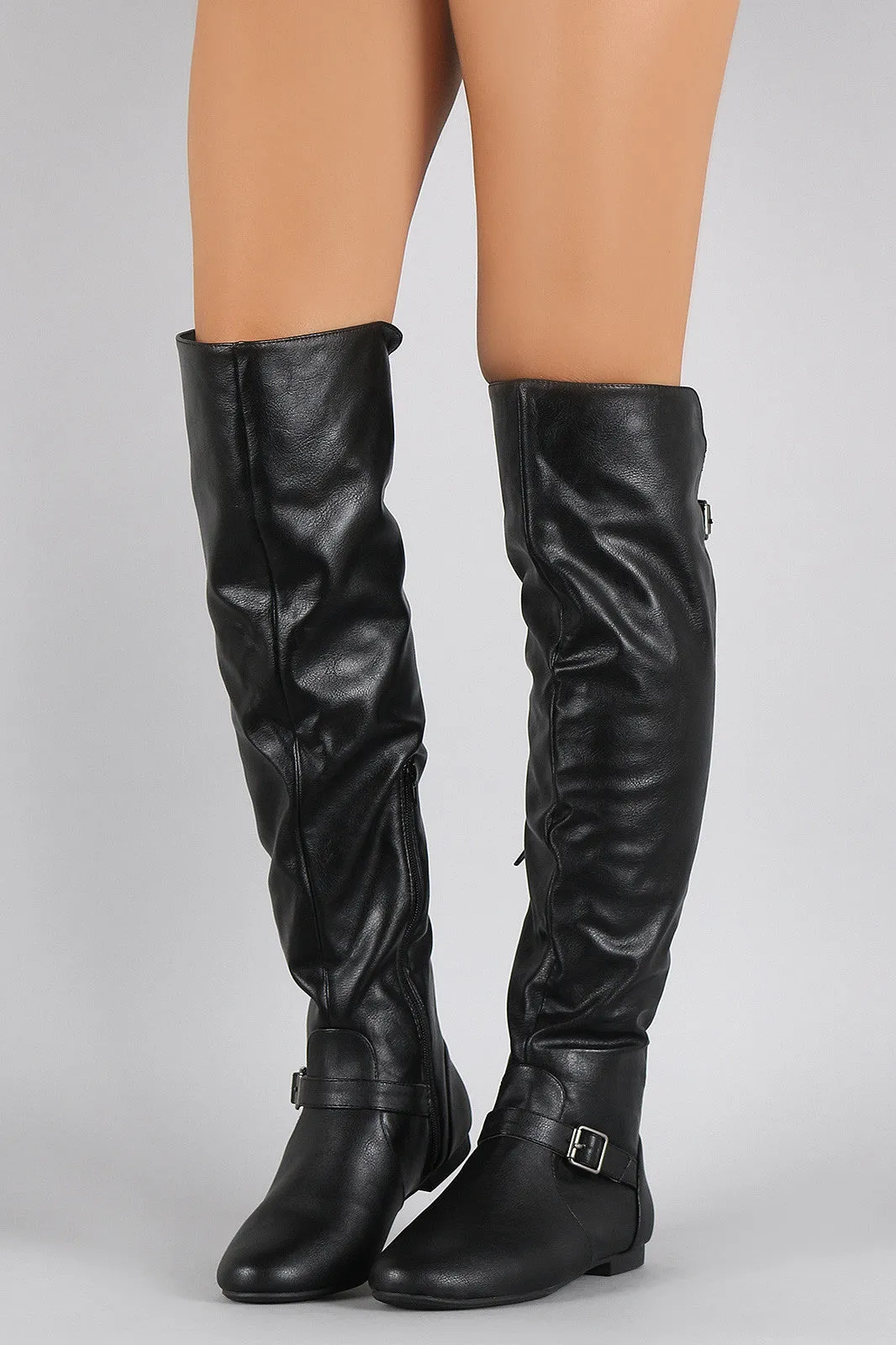 Bamboo Slouchy Over the Knee Boots