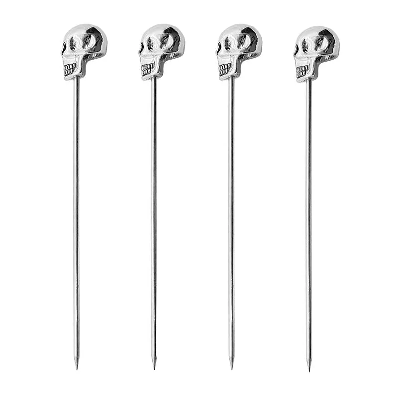 BarConic® Skull Cocktail Picks - 4 pack