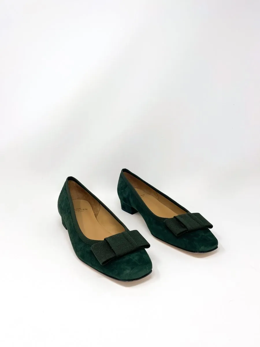 Bridgette Shoe in Pine Suede