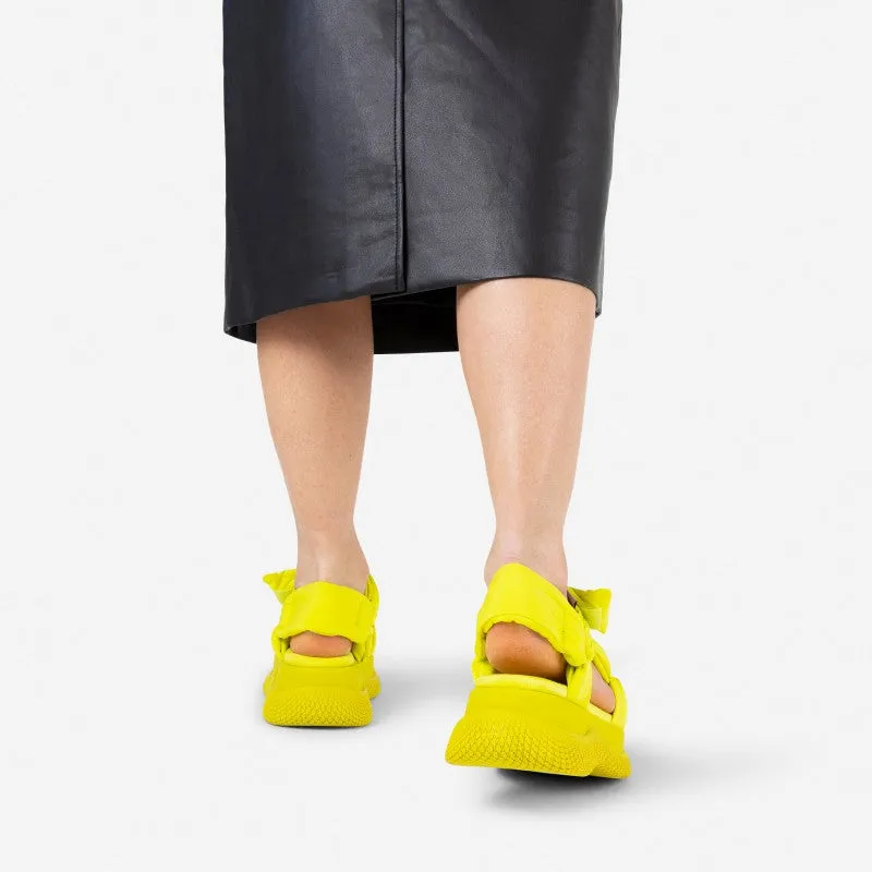 Brute Yellow Chunky Sandals