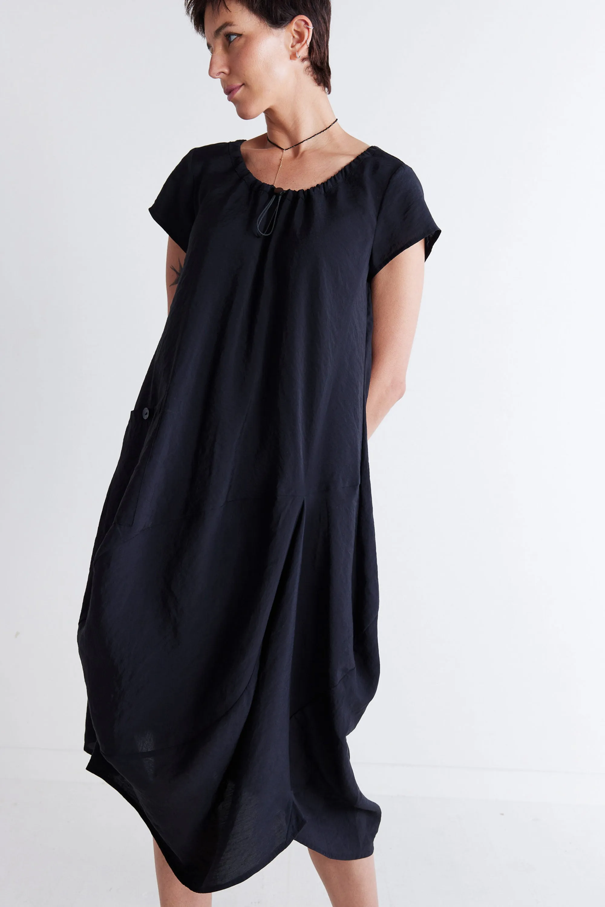 Comfort Zone Asymmetric Dress