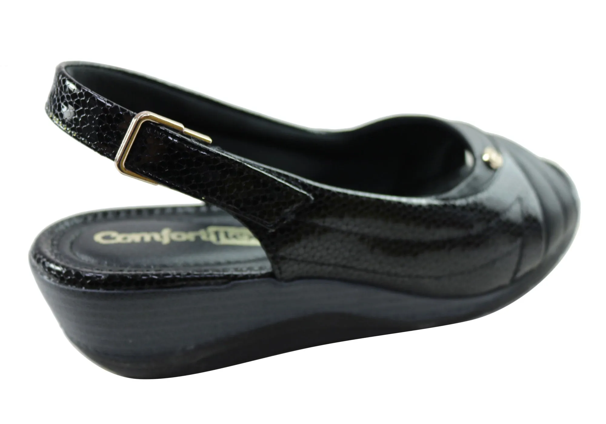 Comfortflex Keepler Womens Comfortable Wedge Sandals Made In Brazil