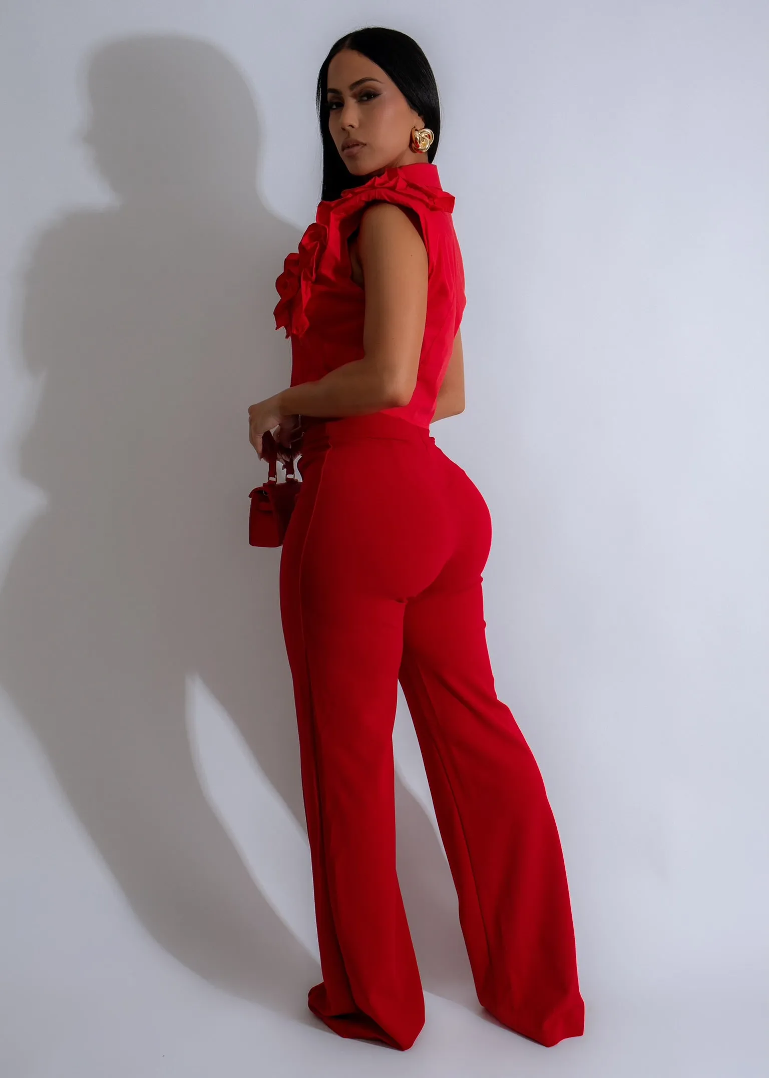 Crimson Radiance Pants Red