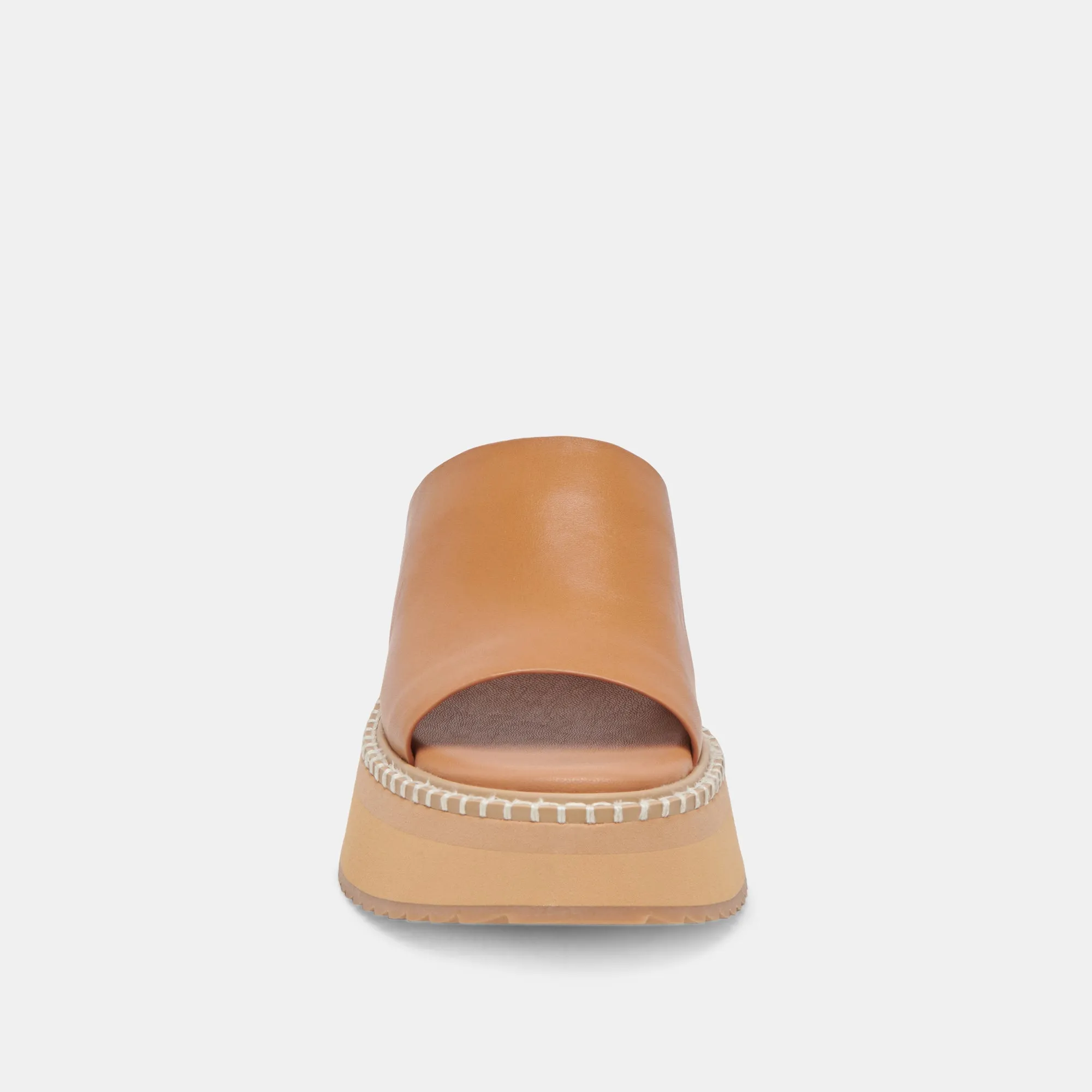 DARCEL SANDALS TAN LEATHER