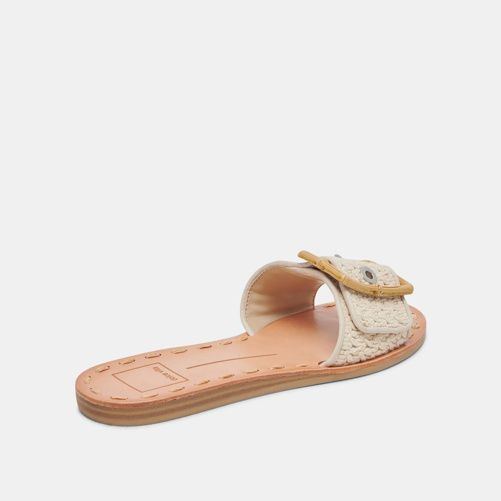 DASA WIDE SANDALS SANDSTONE KNIT