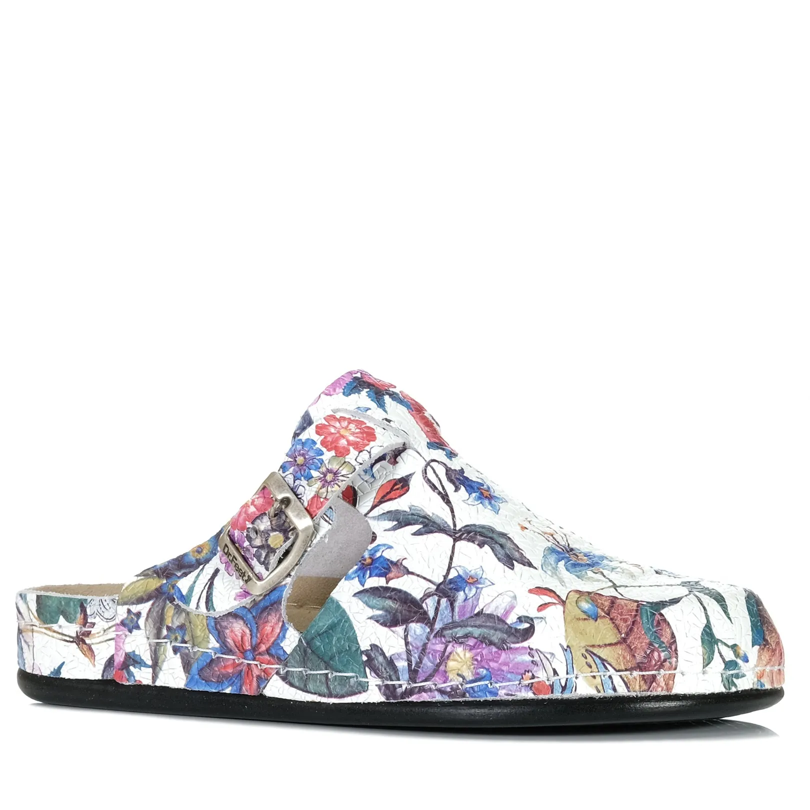 Dr Feet Halley White Floral