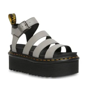 Dr Martens Blaire 3 Strap Quad Sandal Zinc Grey Pisa