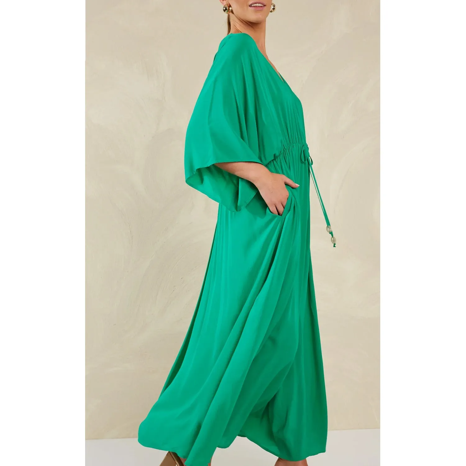 Dress Lipari Tie Maxi - Verde