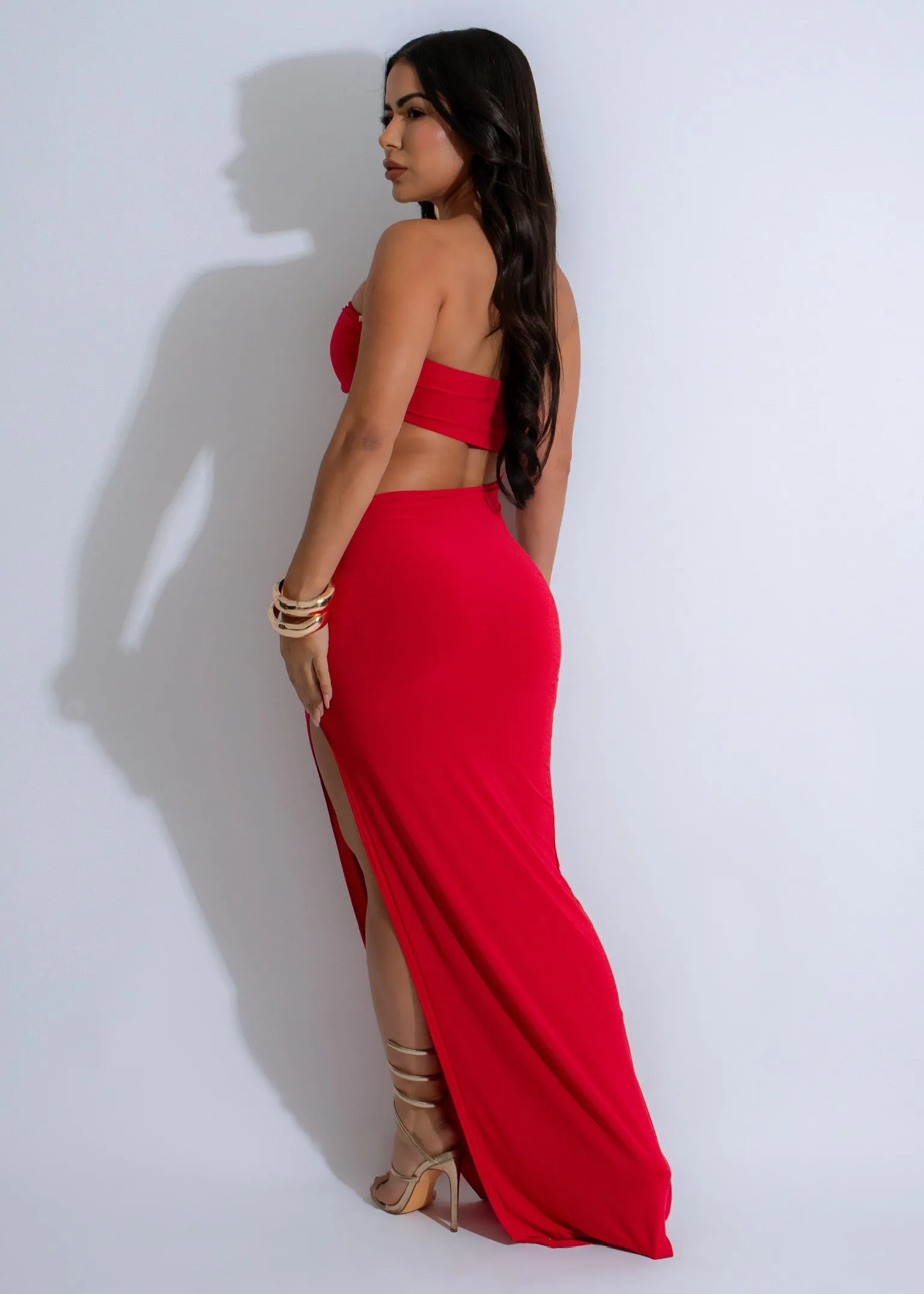 Duality Grace Maxi Dress Red