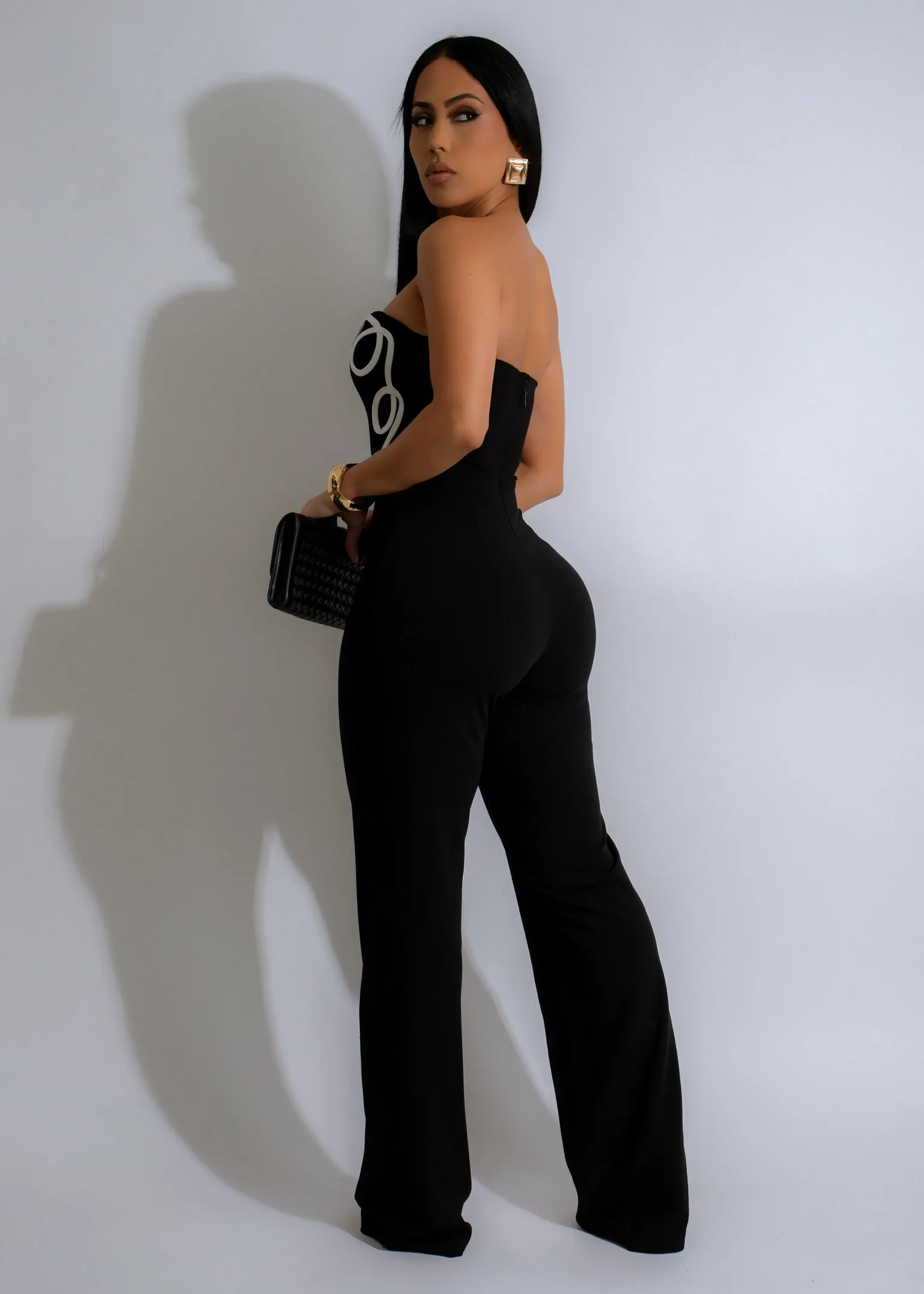 Elegance Entwined Jumpsuit Black