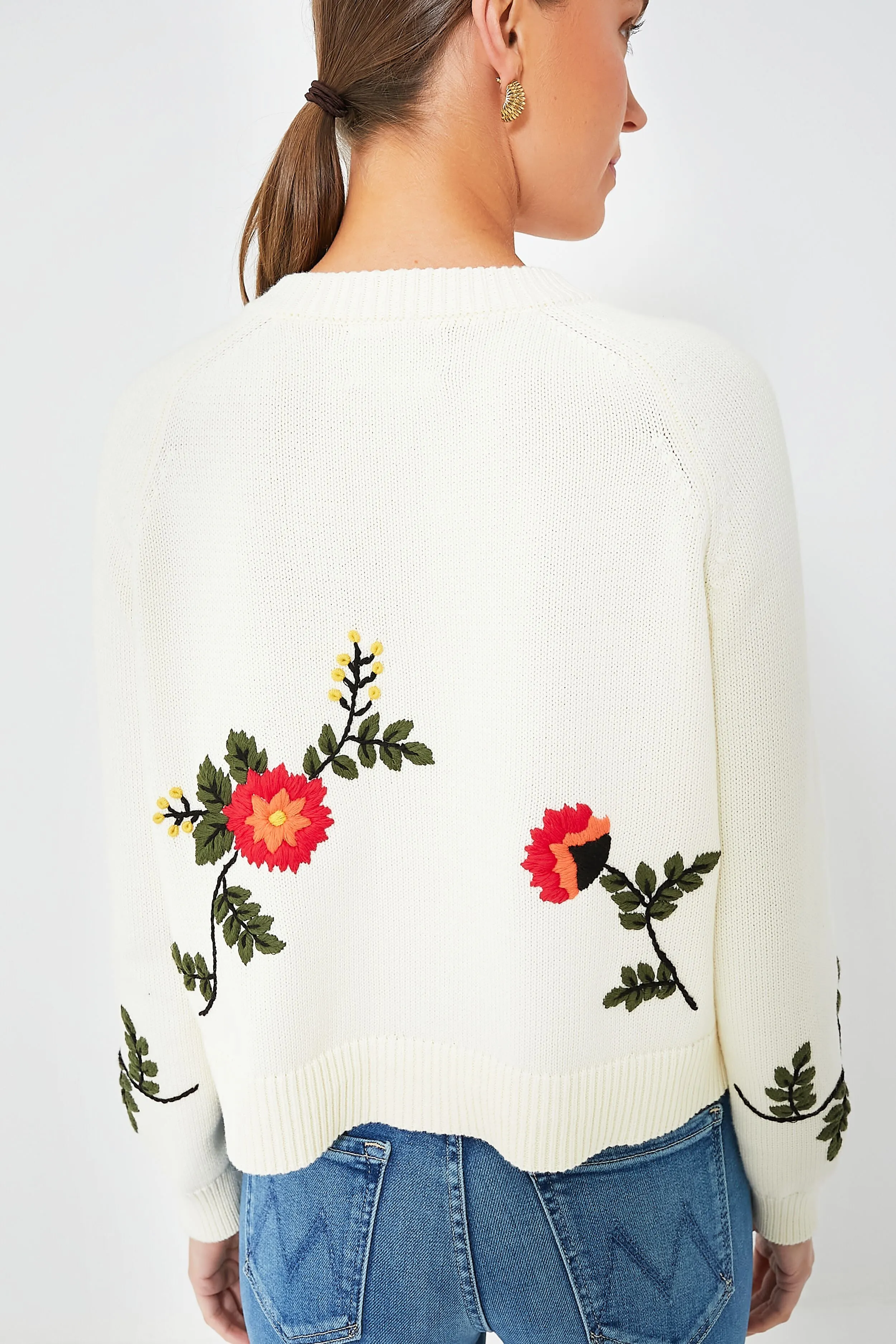 Embroidered Quincy Cardigan