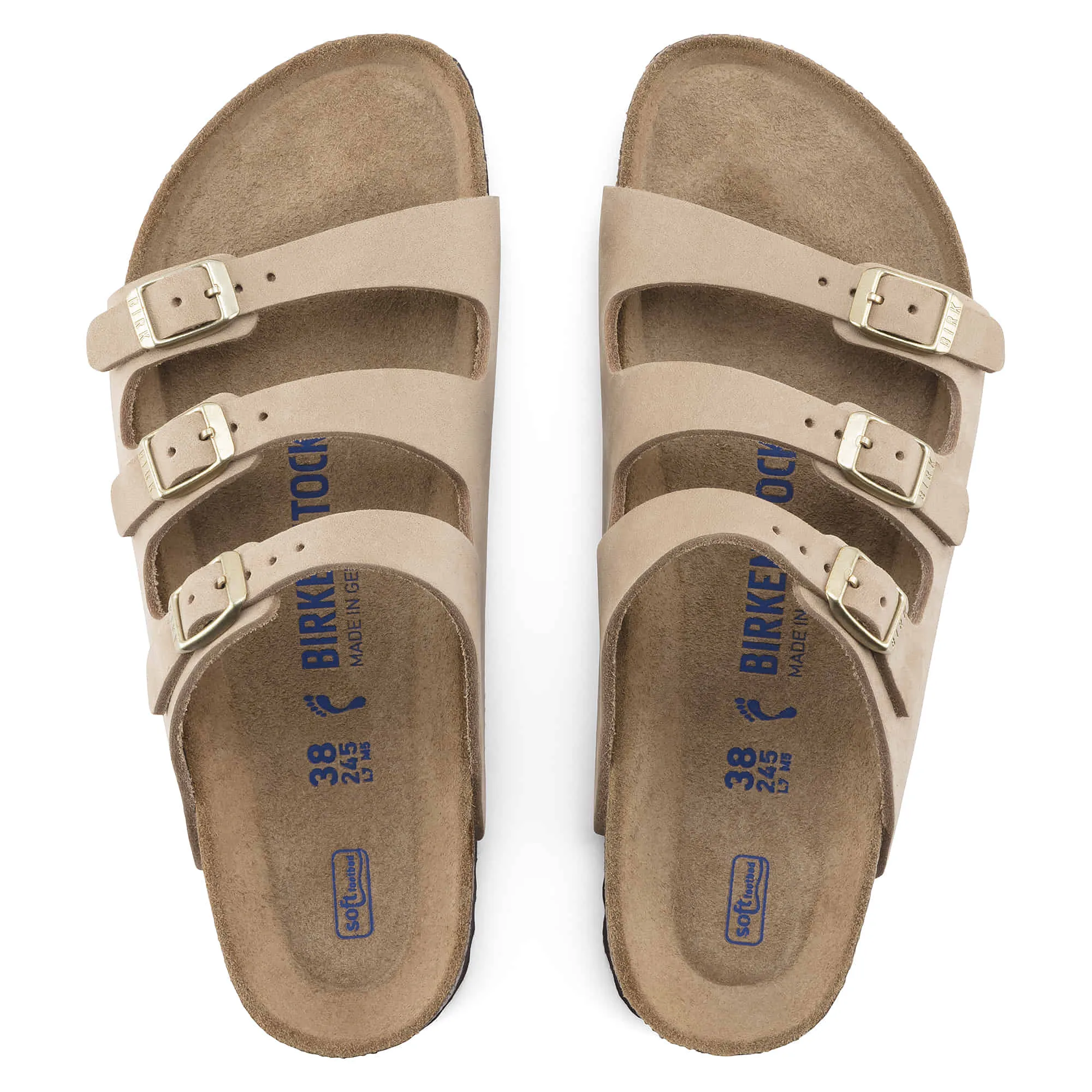 Florida Fresh Soft Footbed Nubuck Leather