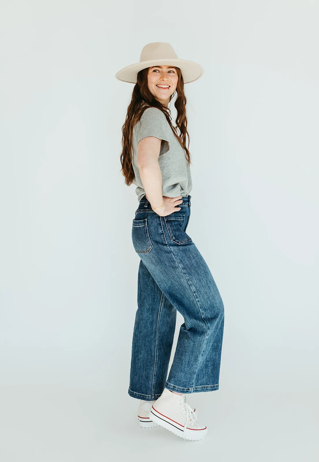 Gentry Wide Leg Jeans