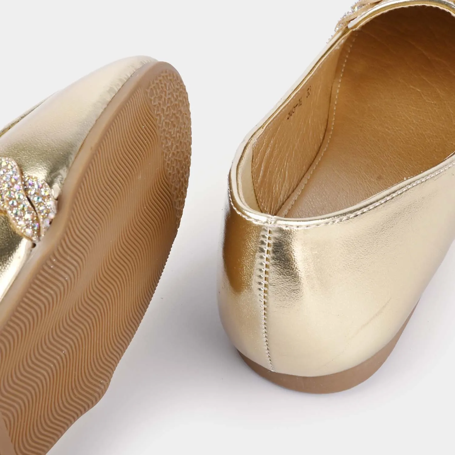 Girls Loafer 305-1L-Gold