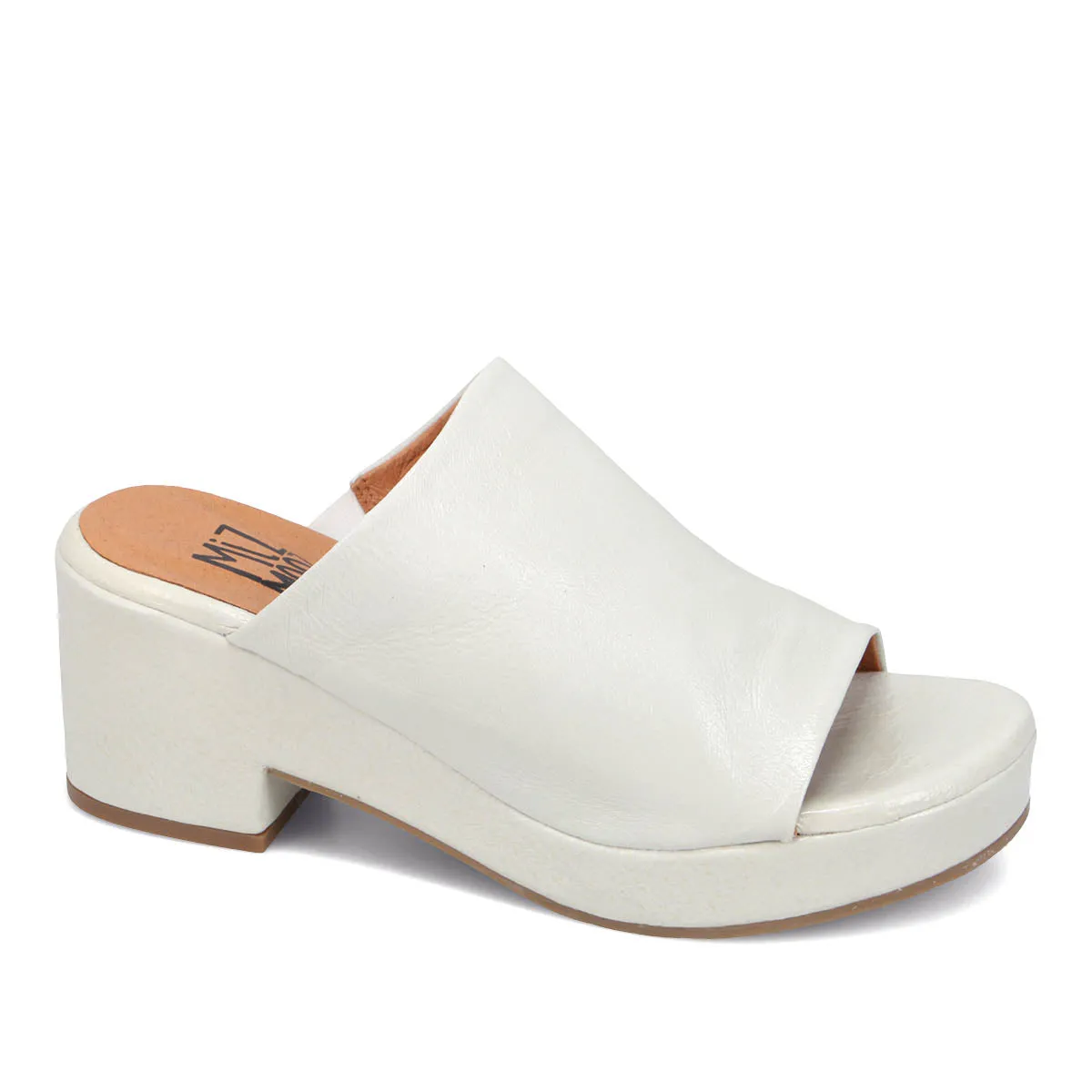 Gwen Patent Heeled Slide