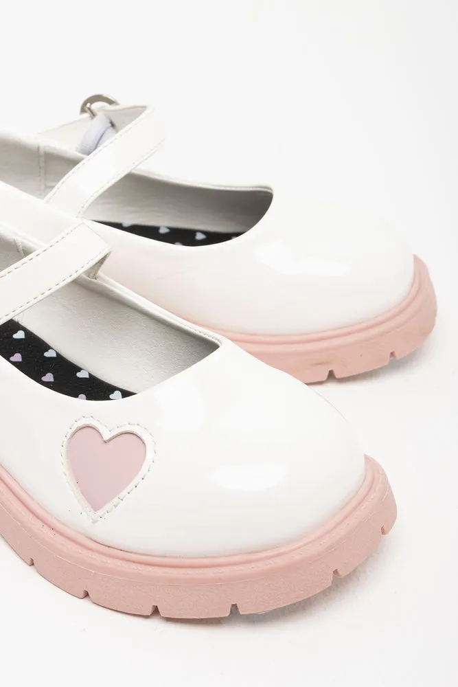 Heart Shoe White