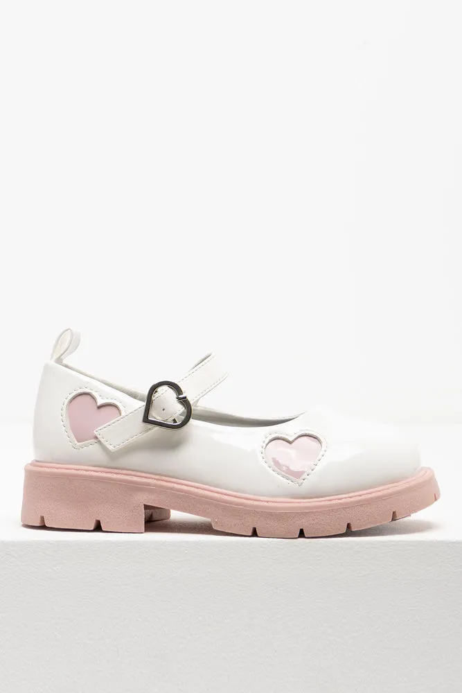 Heart Shoe White