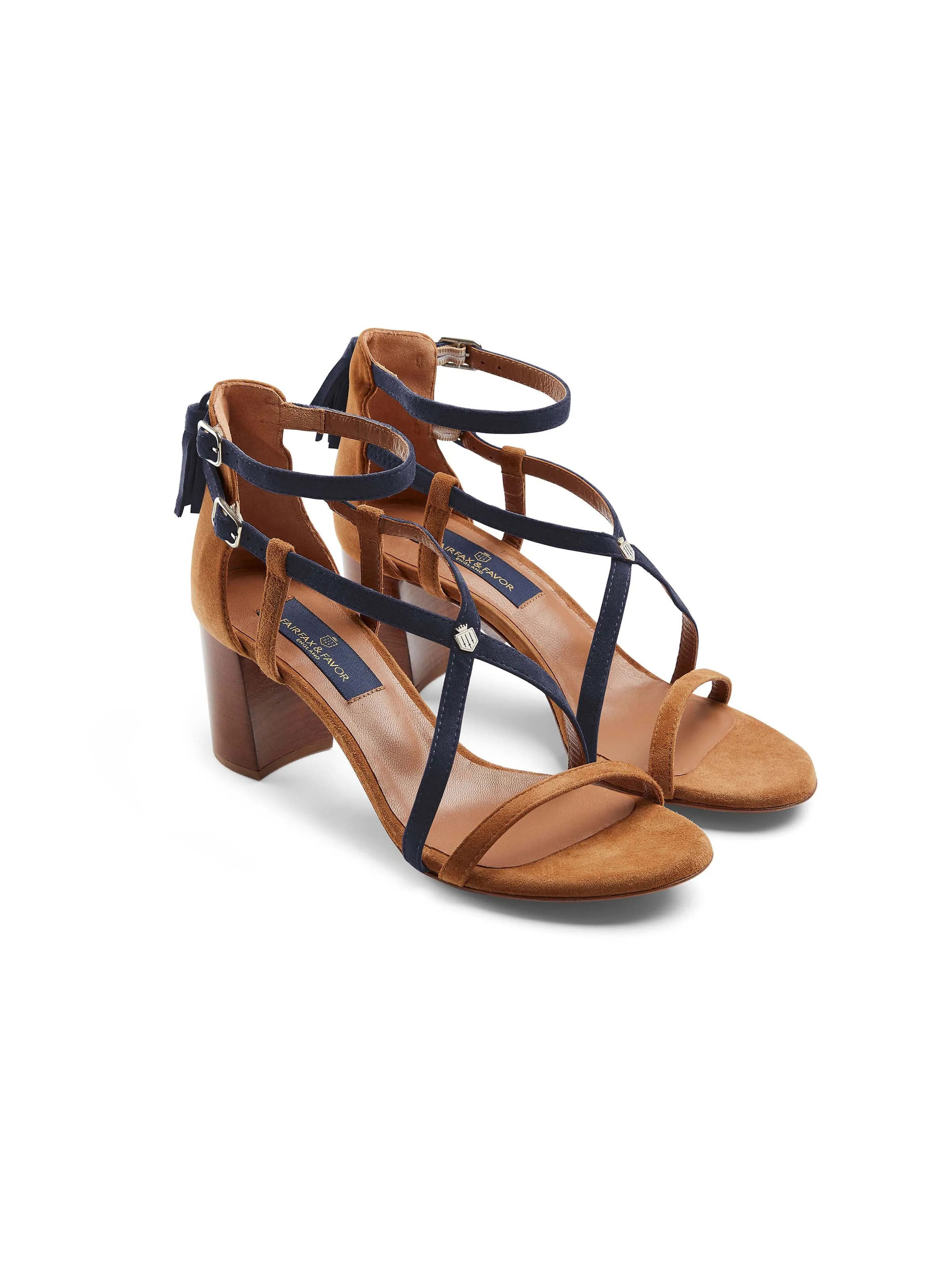 Heeled Brancaster - Tan & Navy