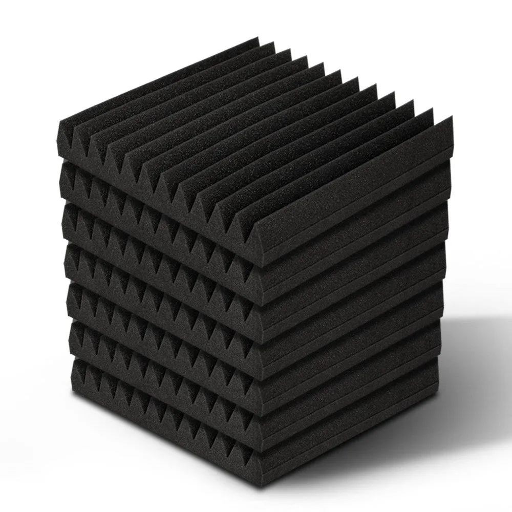 High Density Acoustic Foam Set, 40pcs Soundproof Wedges - Alpha