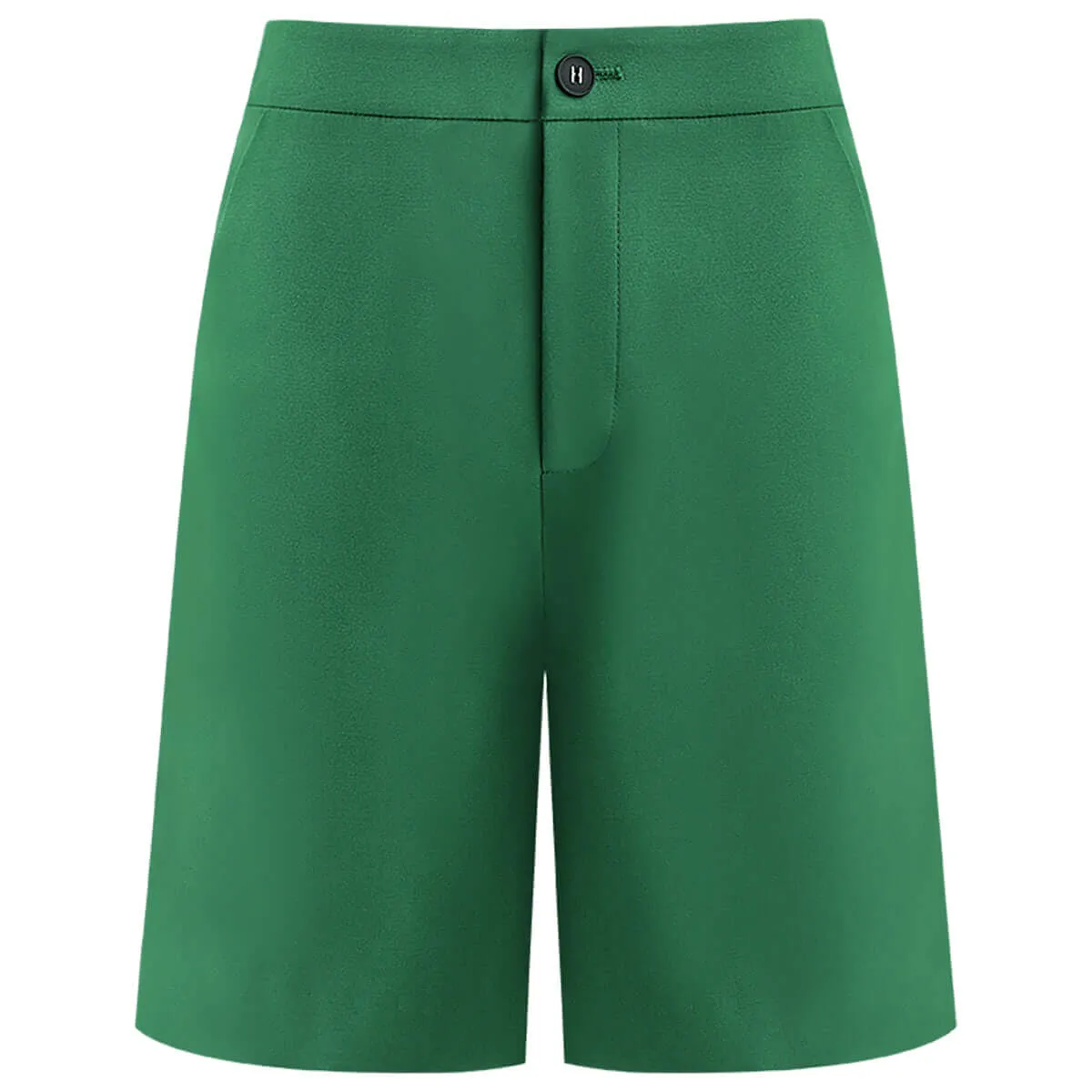 Illuminating Bermuda Green Shorts