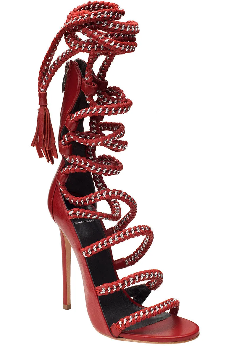 IMENA II RUBY CALF SANDALS