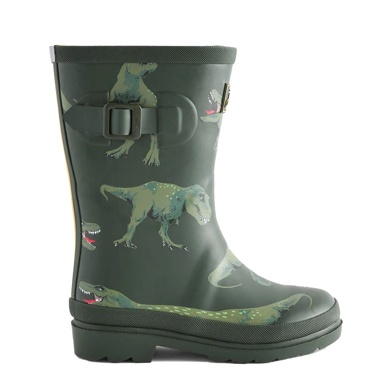 Joules Boys Welly Print - Green Dino