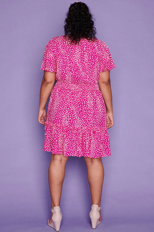 Kimberley Pink Spots Dress