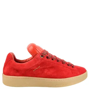 Lanvin Curb Sneakers in Red