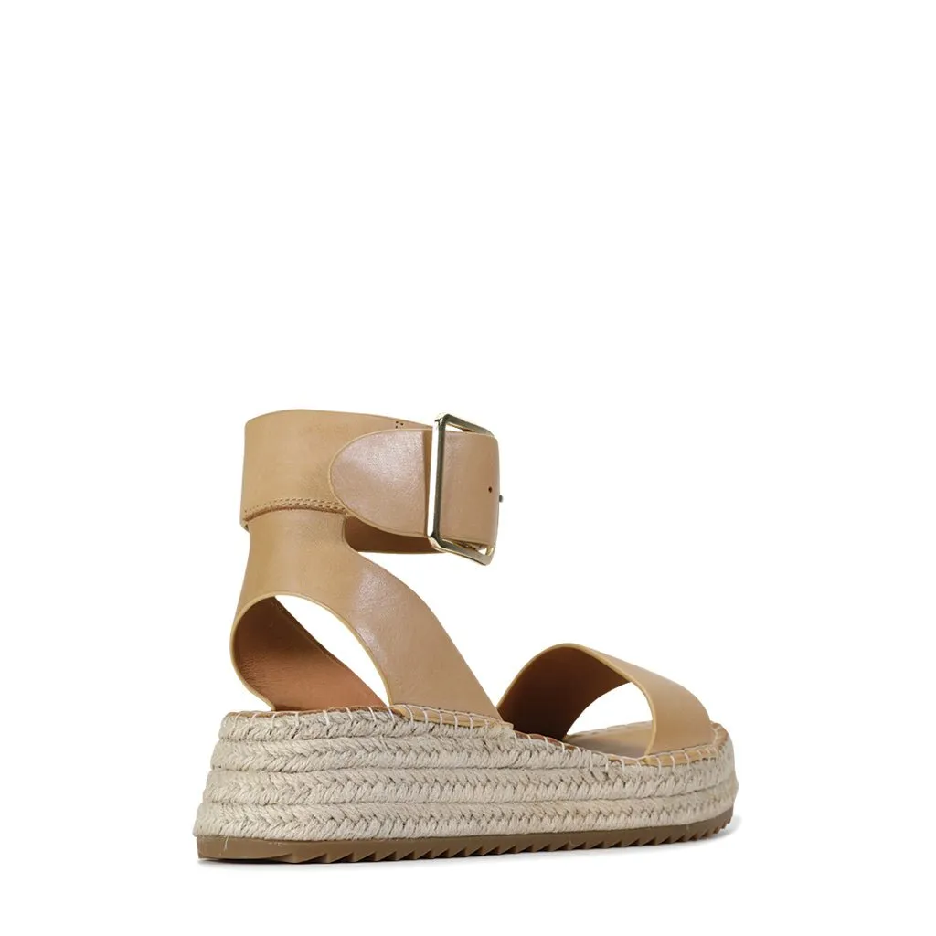 LARAH LEATHER ESPADRILLE ARCHIVE SANDAL