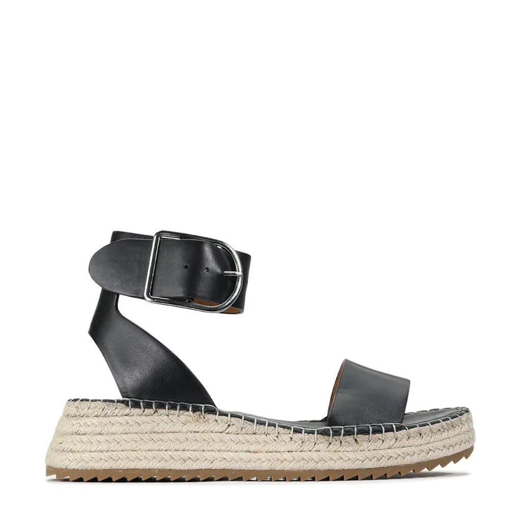 LARAH LEATHER ESPADRILLE ARCHIVE SANDAL