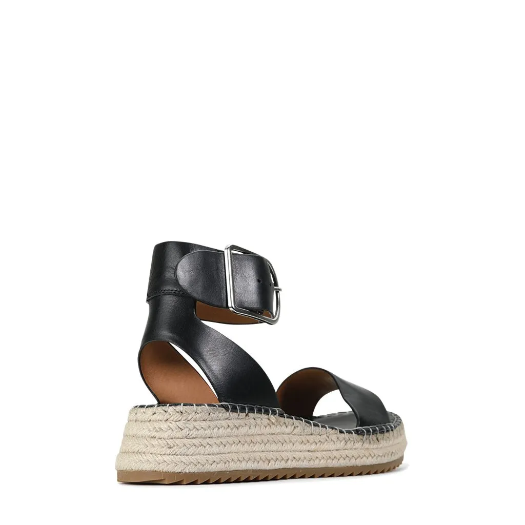 LARAH LEATHER ESPADRILLE ARCHIVE SANDAL