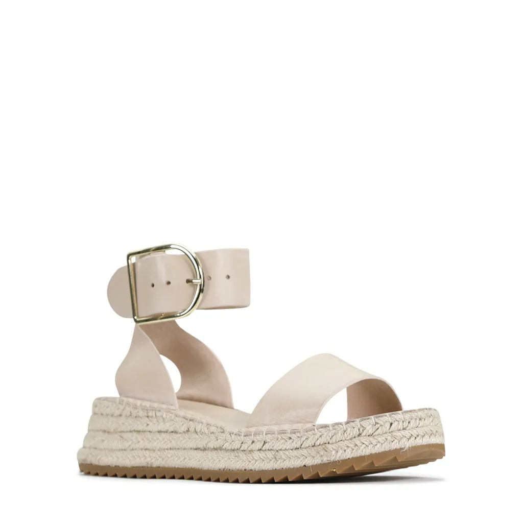 LARAH LEATHER ESPADRILLE ARCHIVE SANDAL