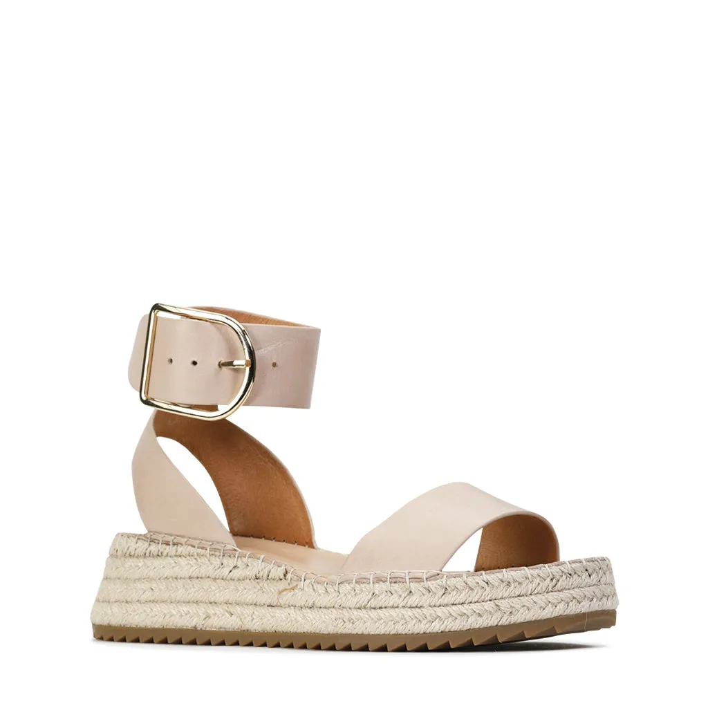 LARAH LEATHER ESPADRILLE ARCHIVE SANDAL