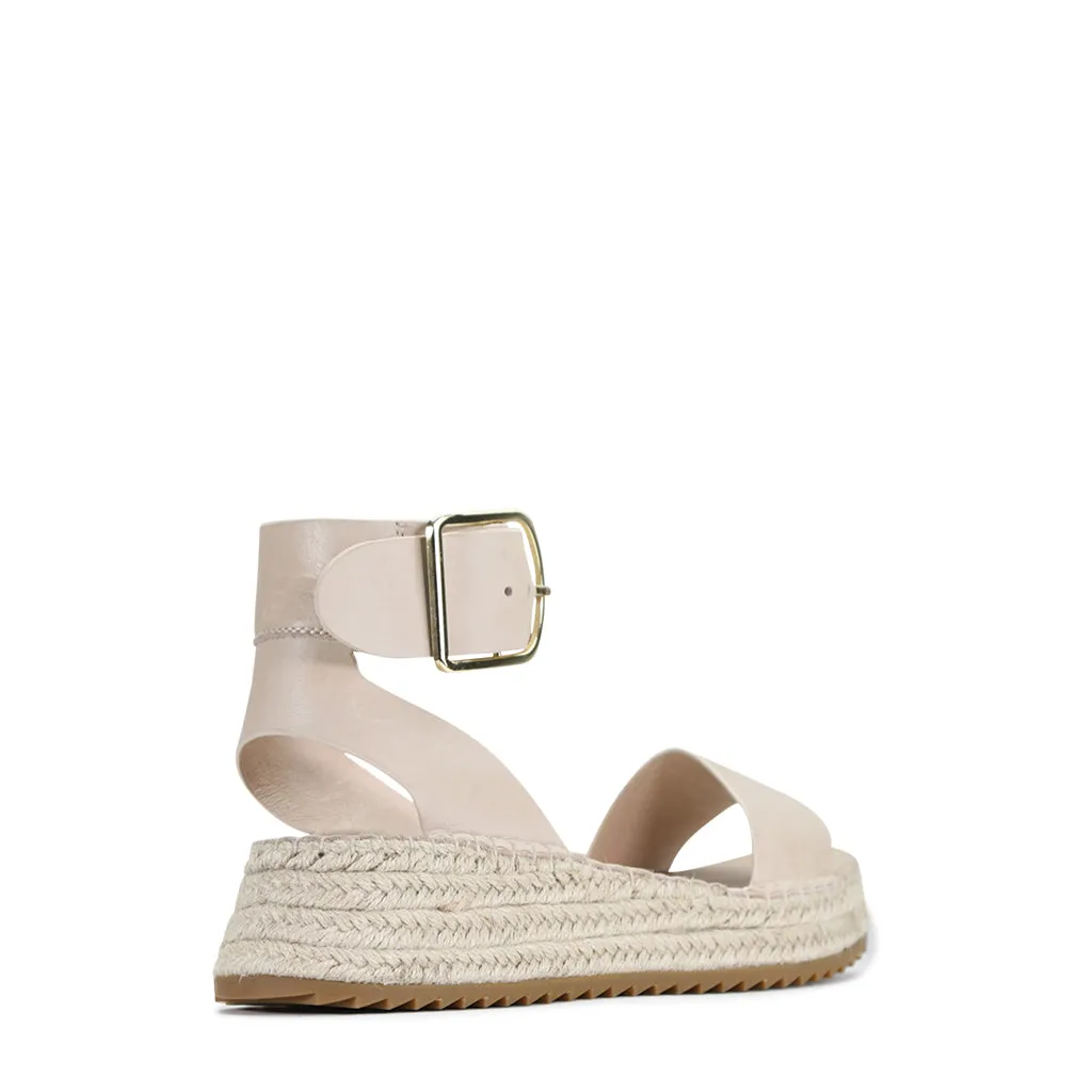 LARAH LEATHER ESPADRILLE ARCHIVE SANDAL