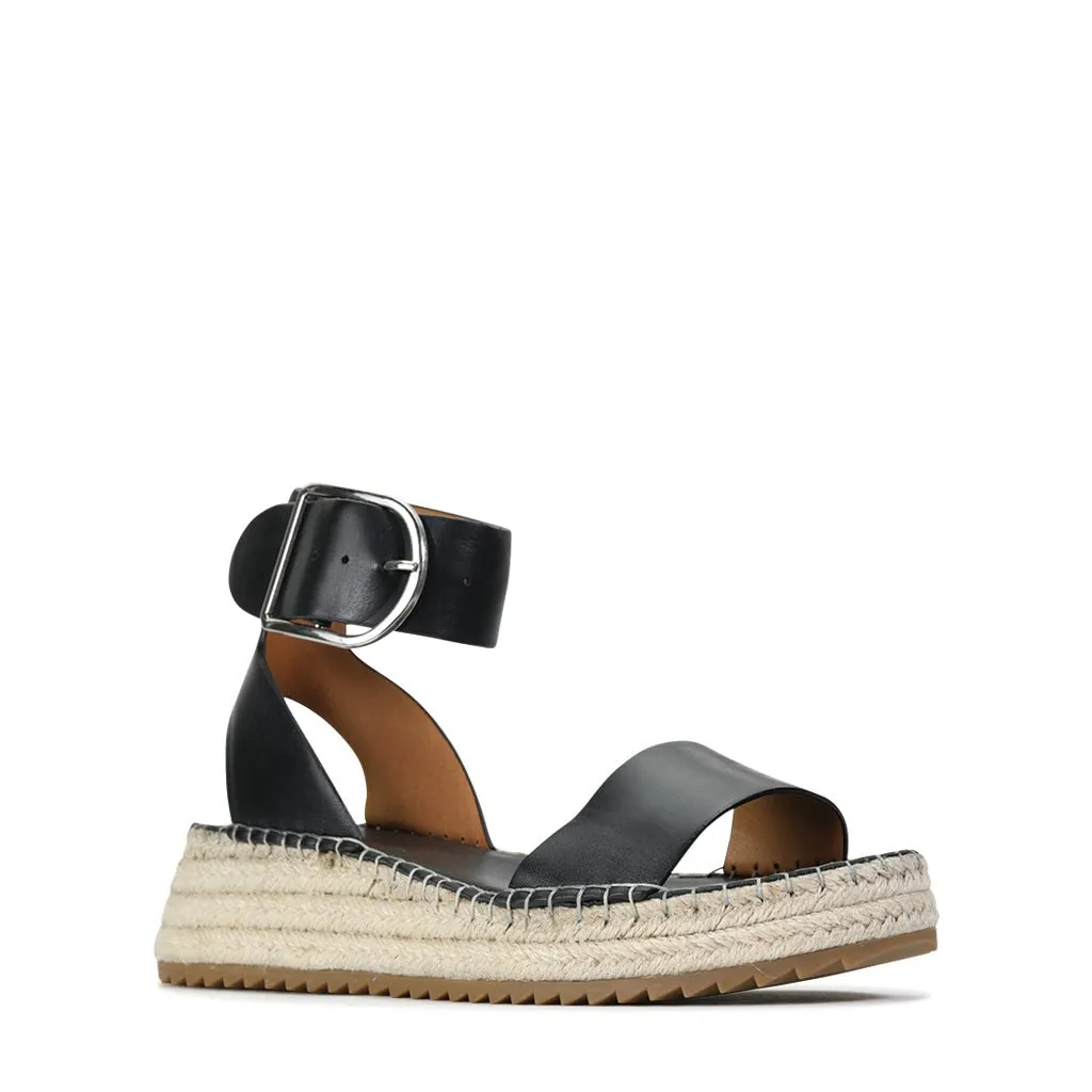 LARAH LEATHER ESPADRILLE ARCHIVE SANDAL