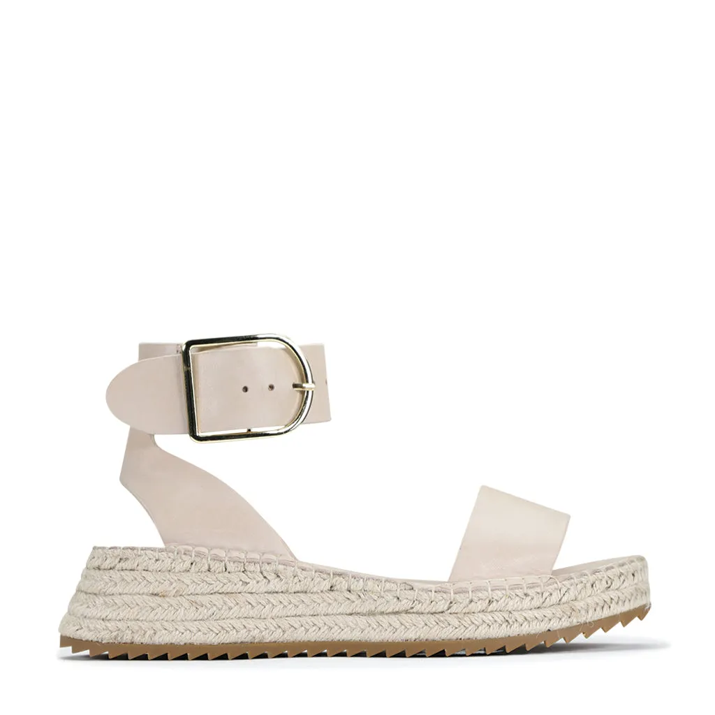 LARAH LEATHER ESPADRILLE ARCHIVE SANDAL