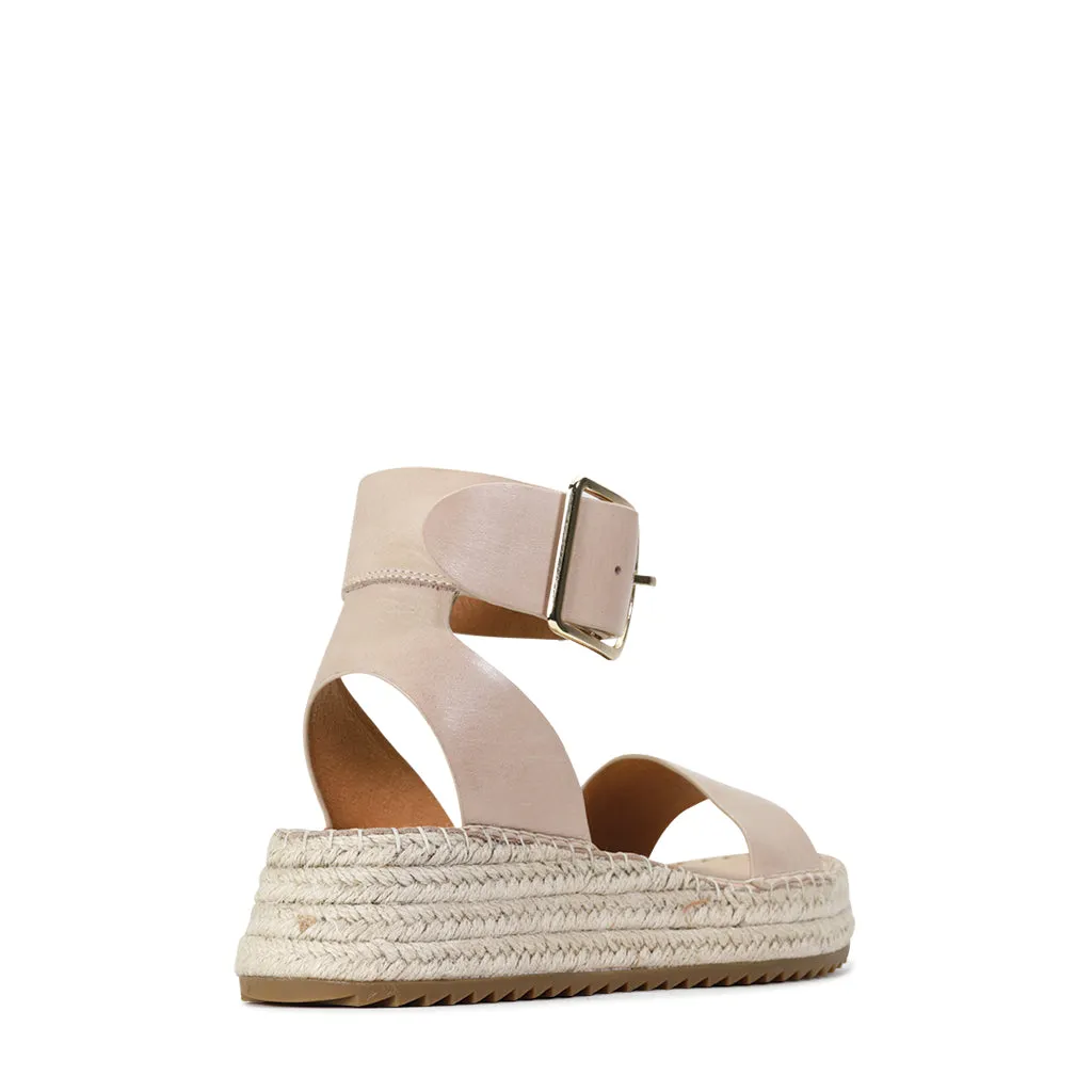 LARAH LEATHER ESPADRILLE ARCHIVE SANDAL