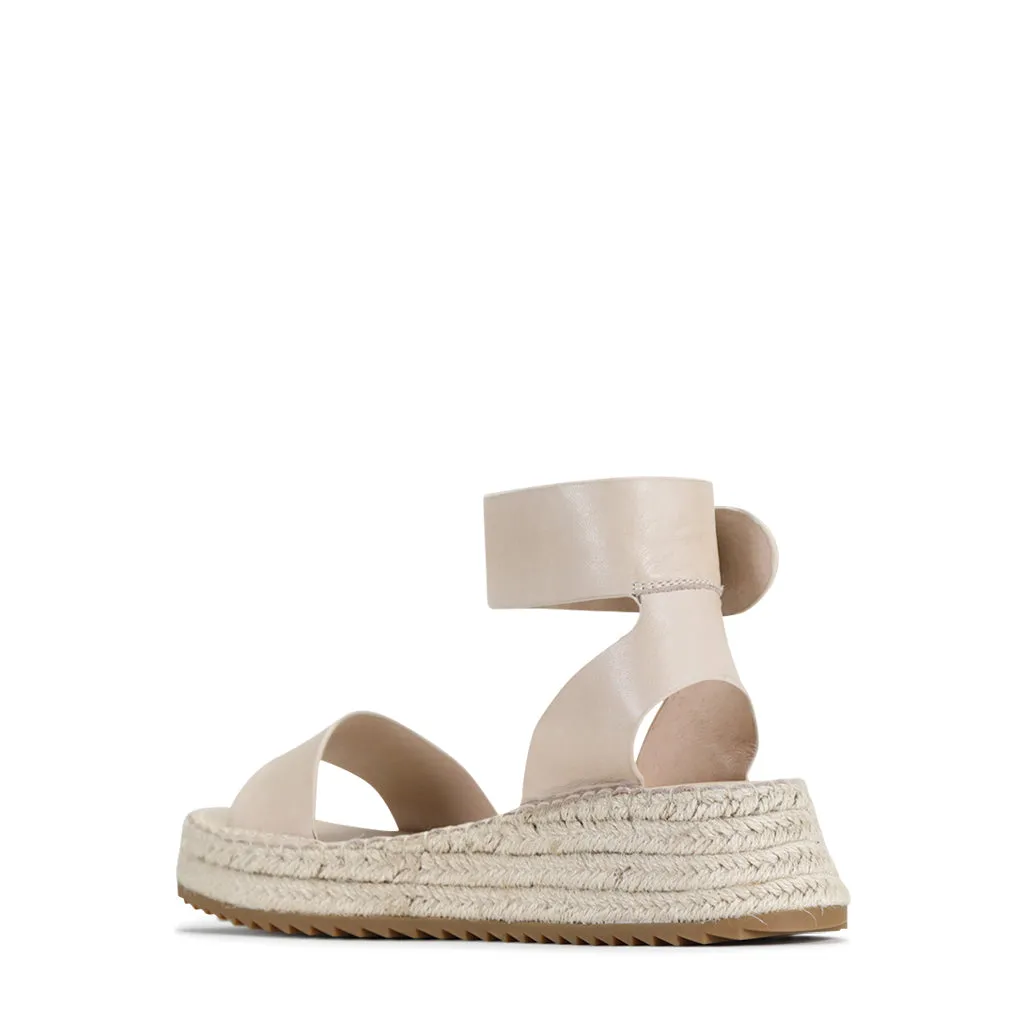 LARAH LEATHER ESPADRILLE ARCHIVE SANDAL