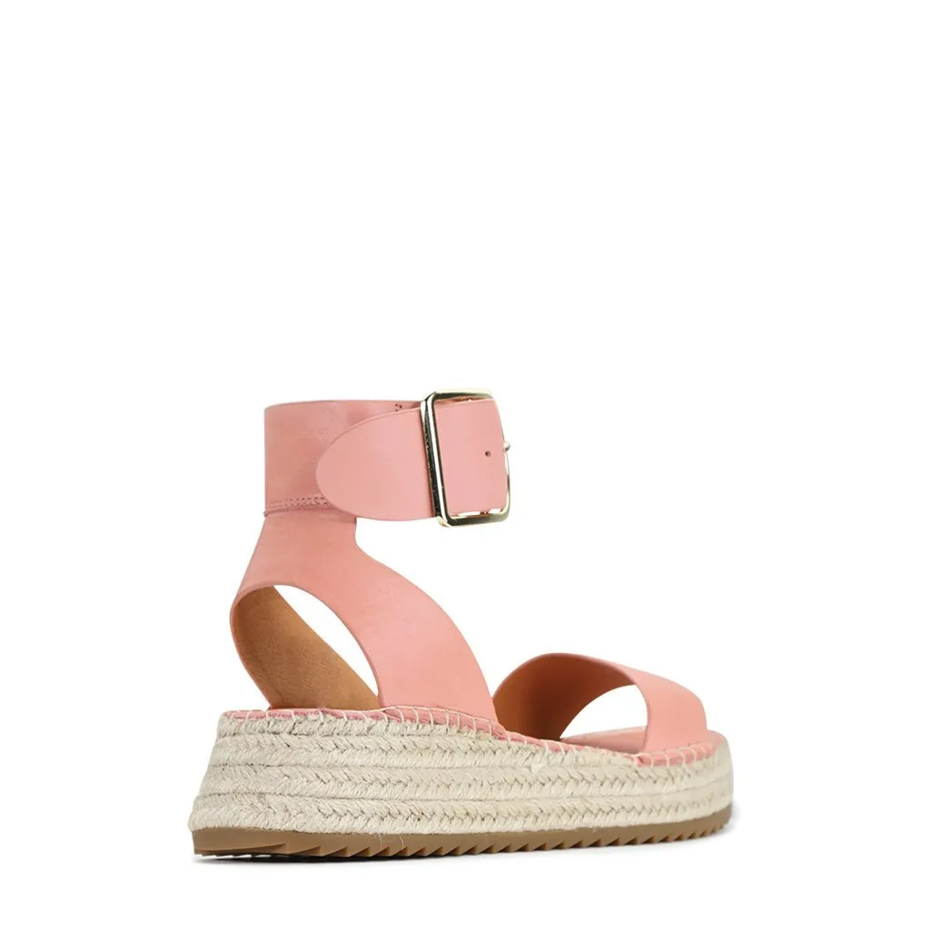 LARAH LEATHER ESPADRILLE ARCHIVE SANDAL