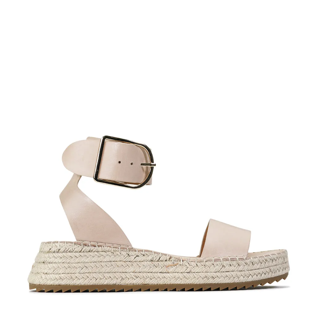 LARAH LEATHER ESPADRILLE ARCHIVE SANDAL