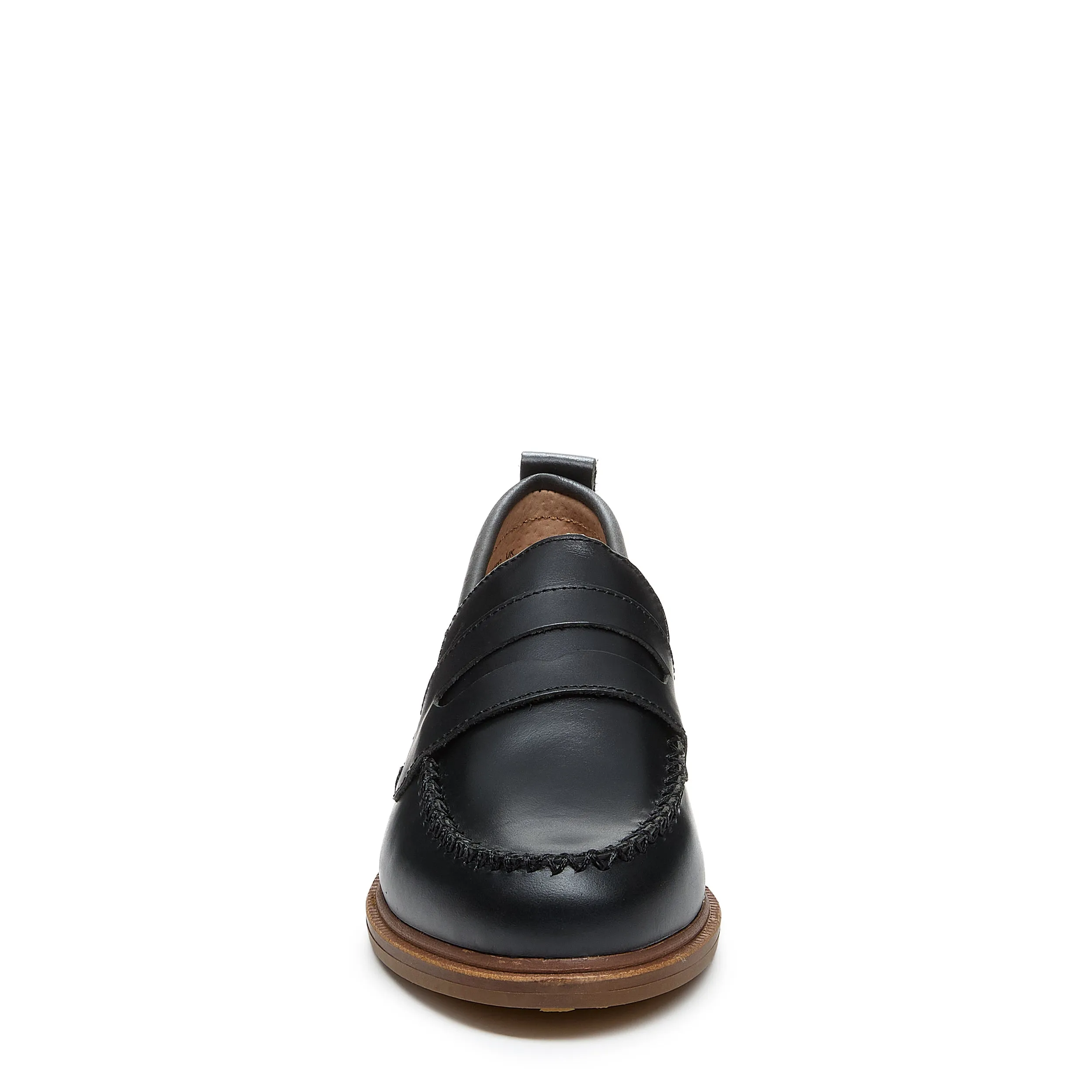 Lens Black Glossy Wide Width Loafers