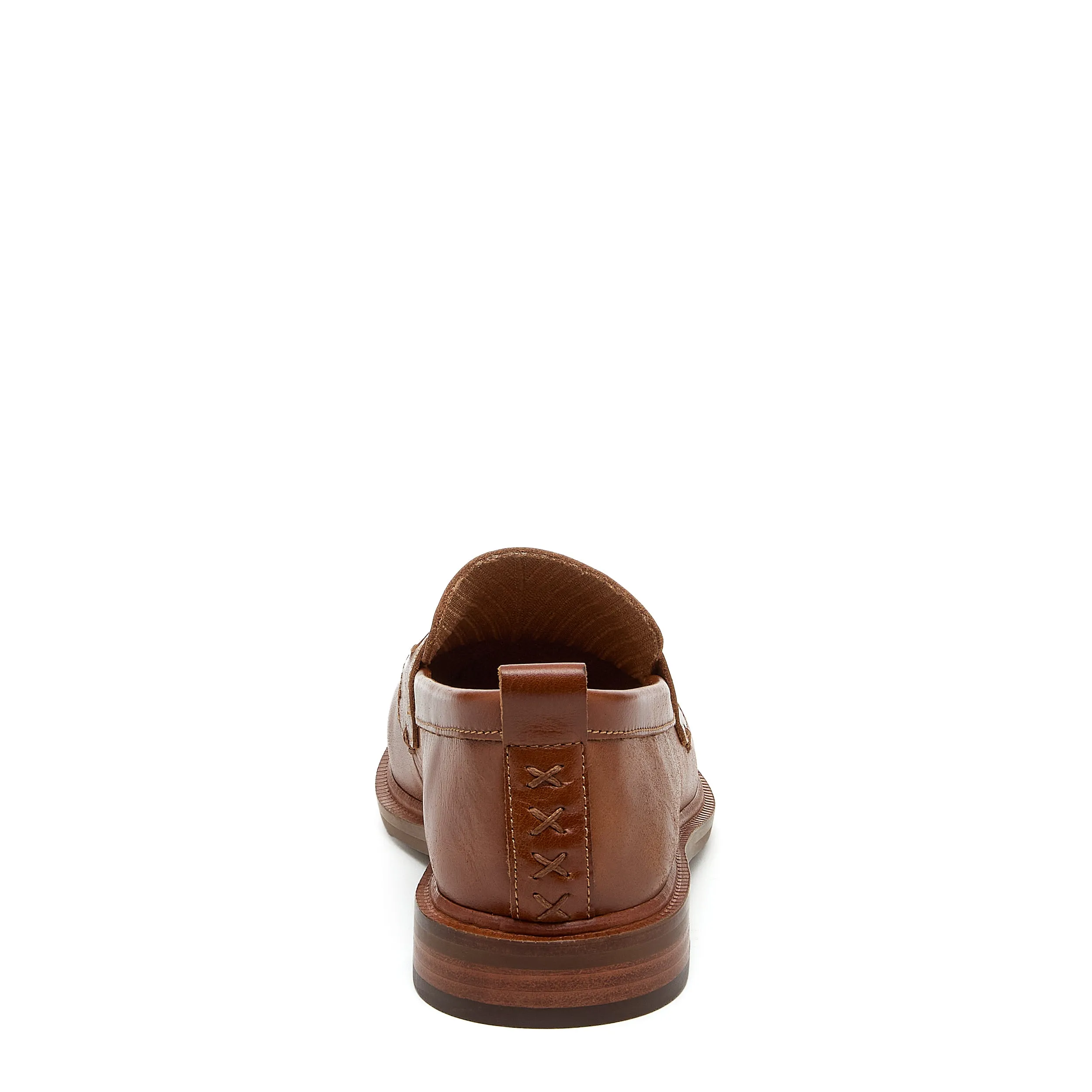 Lens Caramel Leather Loafers