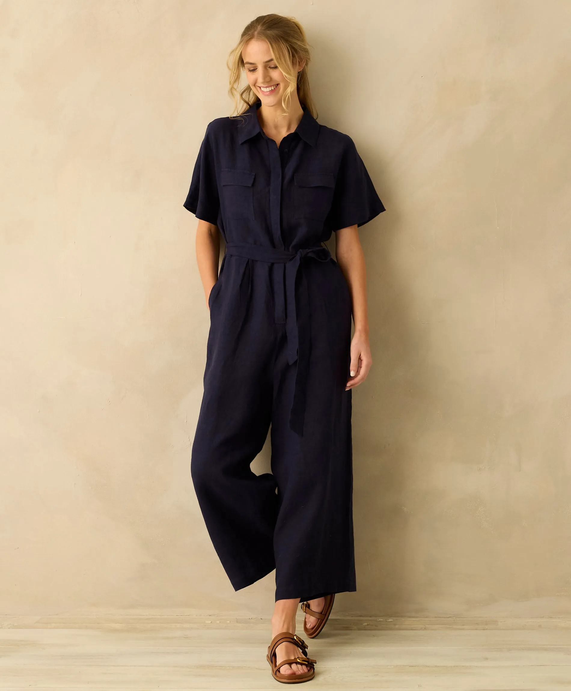 Linen Emma Jumpsuit