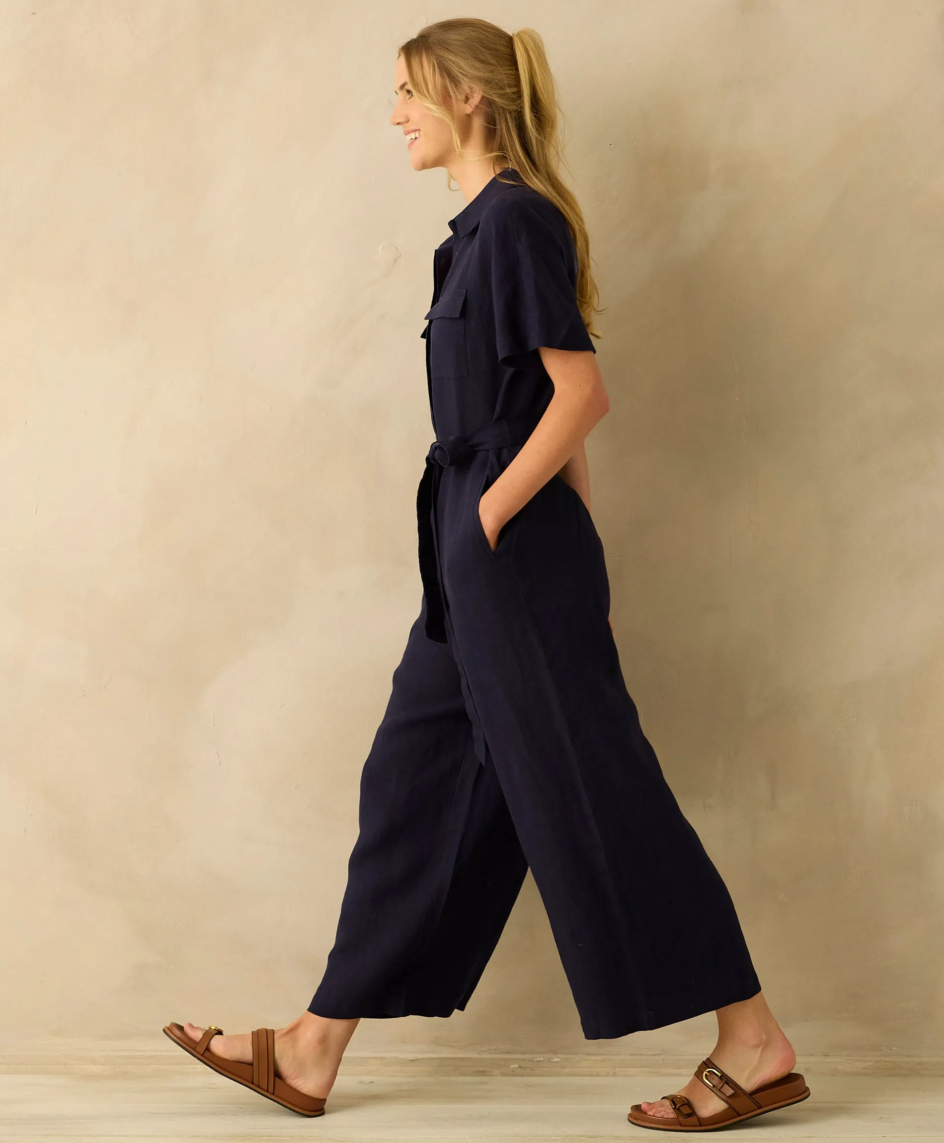 Linen Emma Jumpsuit