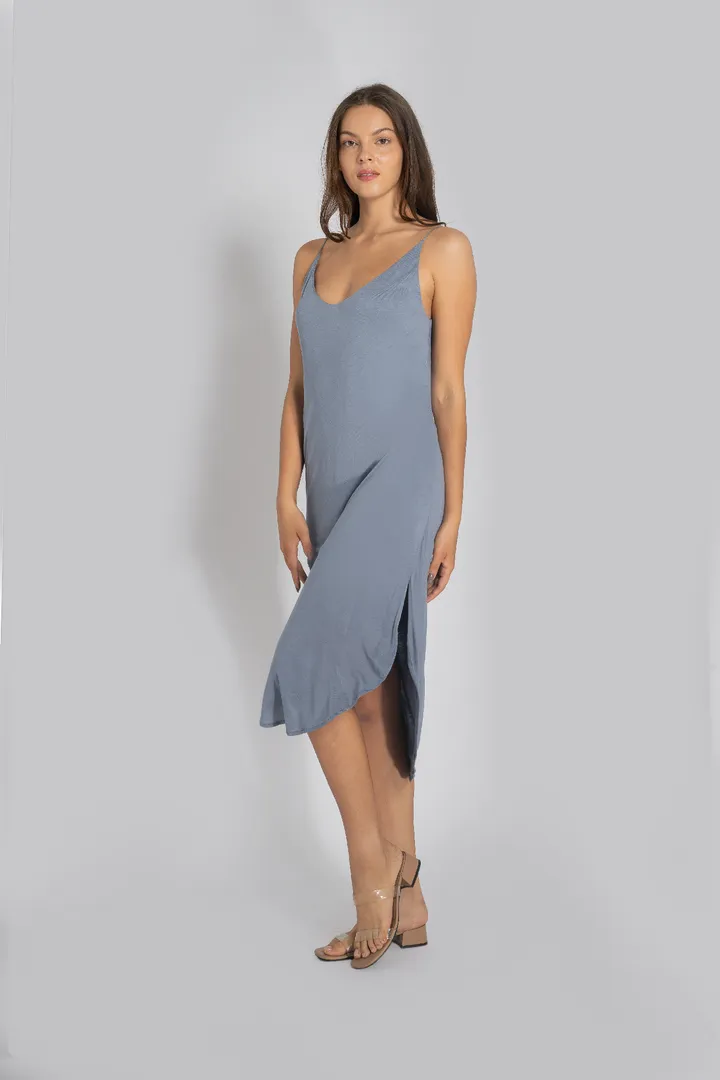 Marilyn Draped Bamboo Midi Dress